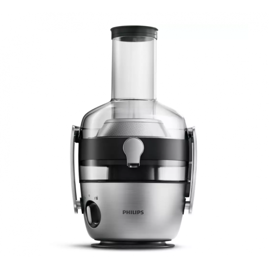 Storcator pentru Fructe si Legume, Phillips, Putere 1200W, Curatare Rapida, Usor de Curatat, Silentios, Negru/Gri