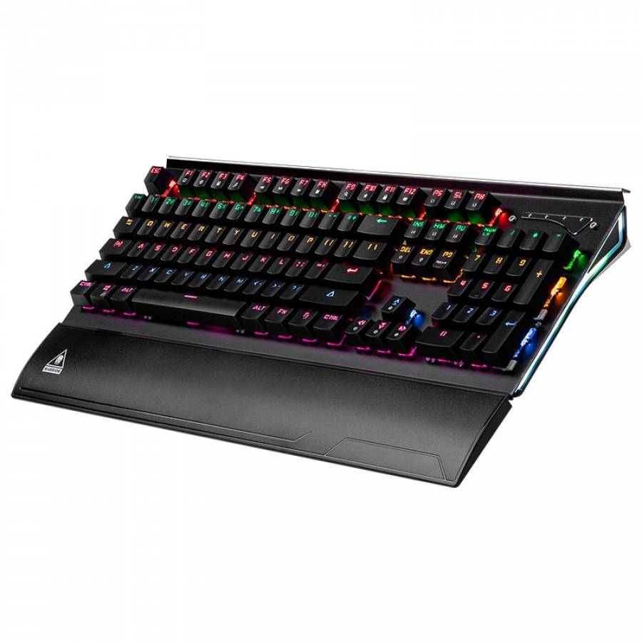Tastatura Gaming, Cu Fir, Taste Mecanice, 104 Taste, Iluminata LED, 8 Efecte, Iluminare Reglabila, Negru