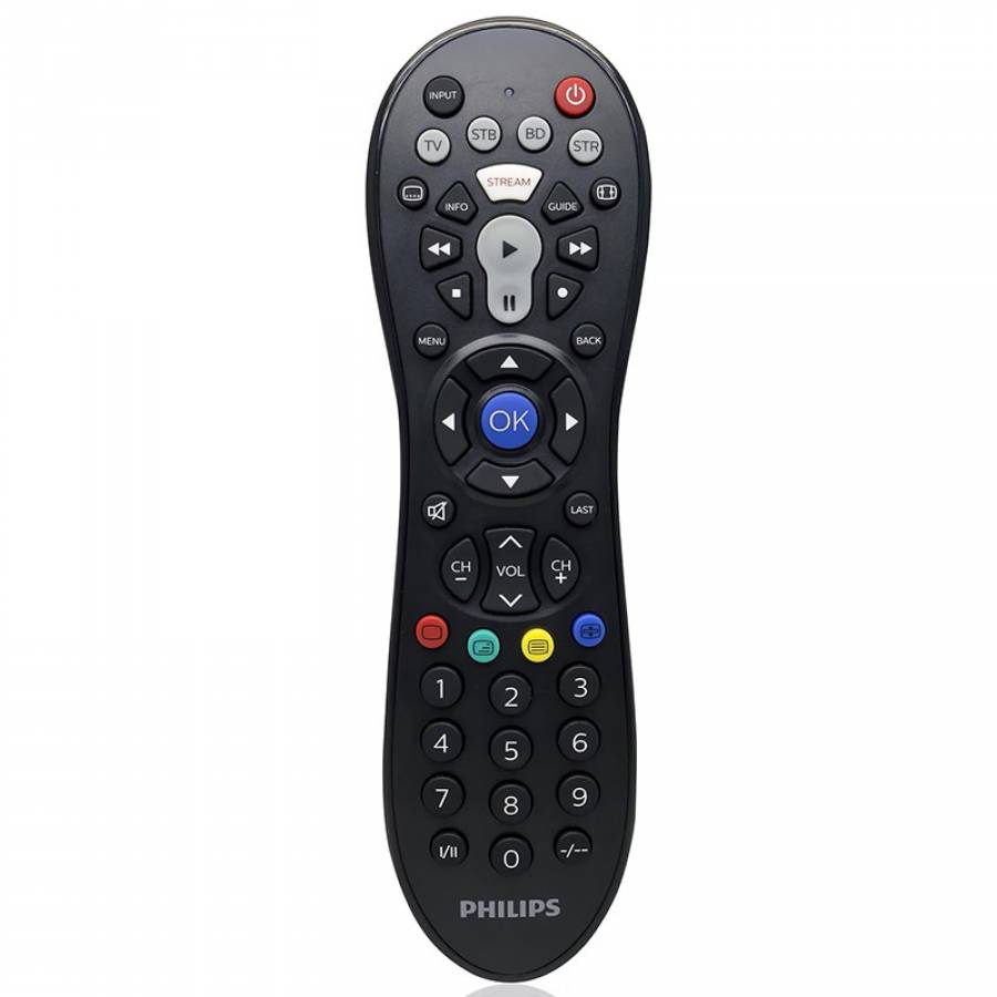 Telecomanda Universala, 4 in 1, 46 de Taste, Distanta de Operare 10 m, 1 LED, Negru