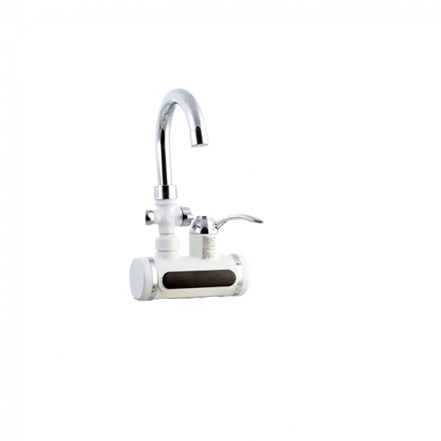 Robinet Electric Klausstech, Pentru Dus, Incalzire Rapida a Apei, Display, Putere 3kW, Presiune 0.4 - 5 bari, Alb