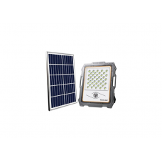 Proiector LED cu Panou Solar KlaussTech, 600W, Lumina Alba, Telecomanda, Control de la distanta, Compact si Ergonomic, Consum Scazut de Energie, Negru