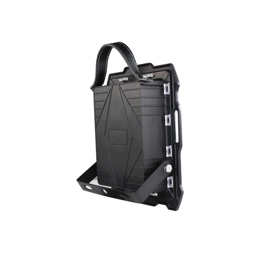 Proiector LED cu Panou Solar KlaussTech, 600W, Lumina Alba, Telecomanda, Control de la distanta, Compact si Ergonomic, Consum Scazut de Energie, Negru