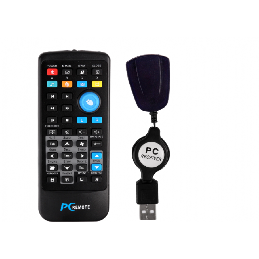 Telecomanda pentru PC, KlaussTech, Wireless, Control de la Distanta, Negru