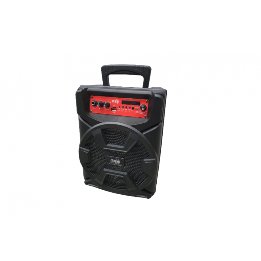 Boxa Portabila, Bluetooth, Microfon, Display LED, Telecomanda, USB, TF, FM, Negru