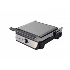 Gratar Electric De Masa Blaupunkt Cu Putere Mare De 2000 W, Suprafata De Gatit 45x30 C Cm, Tehnologie Antiaderenta Fara Pfoa Si Ptfe,usor De Spalat,controler Cu Termostat Detasabil,akunebtare 220 - 240 V , Culoare Argintiu/negru