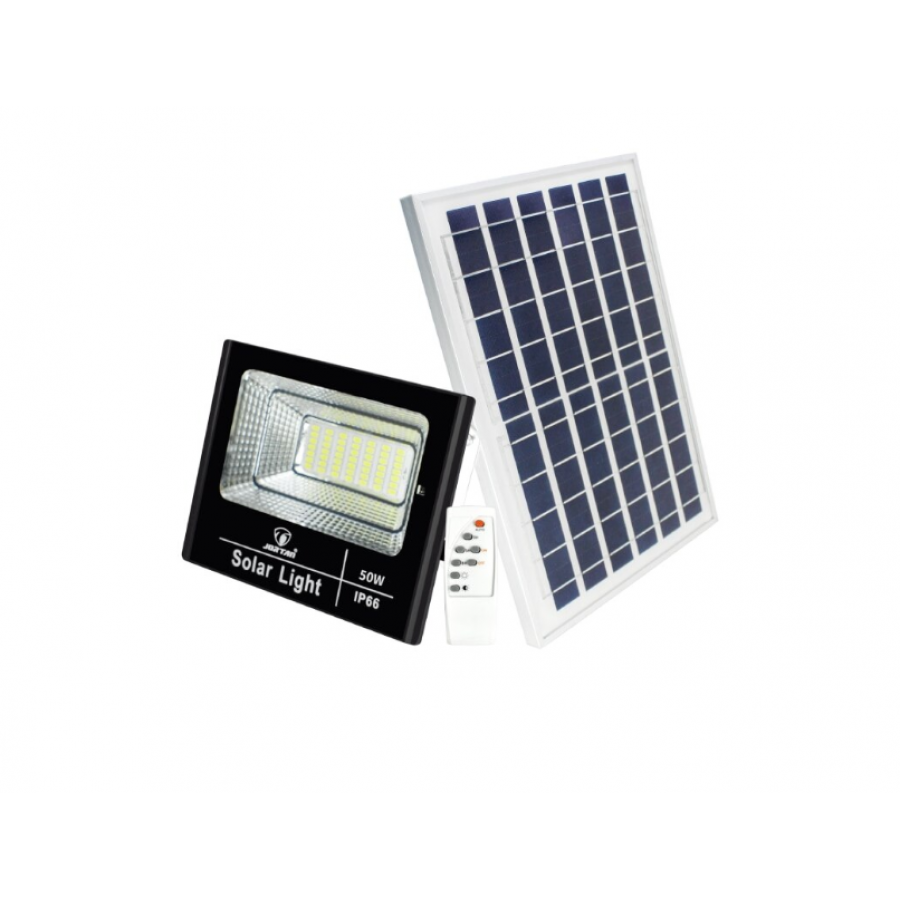 Lampa KlaussTech Solara Stradala, Putere 50W, IP66, Culoare 6500K, Negru