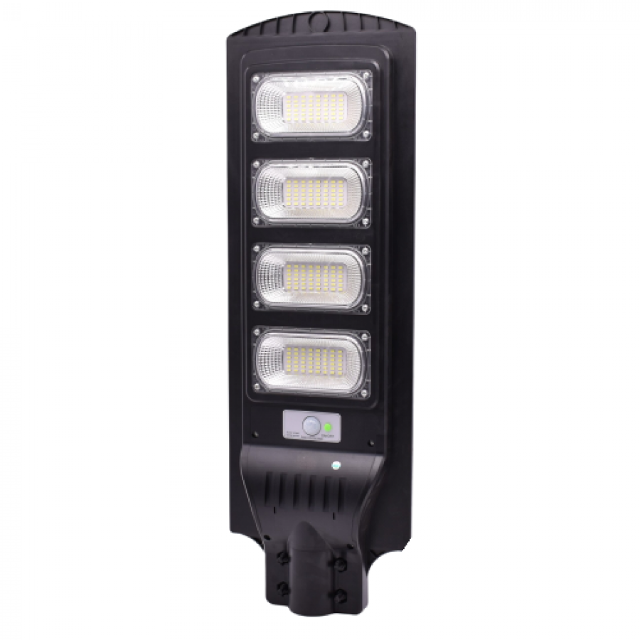 Lampa Solara KlaussTech, Senzor de Miscare, Putere 240W, Telecomanda, 192 LED-uri, Negru