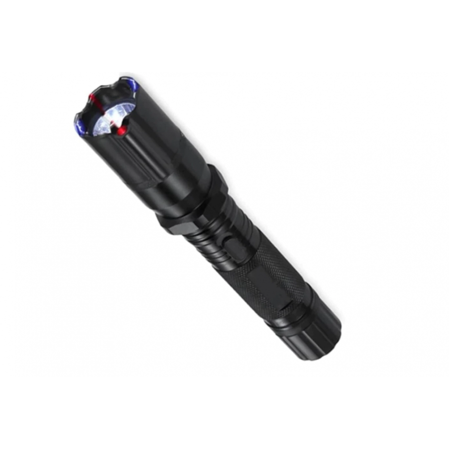 Lanterna KlaussTech 3 In1, Cu Laser Si Electrosoc, Cu Acumulator, Carcasa Din Aluminiu