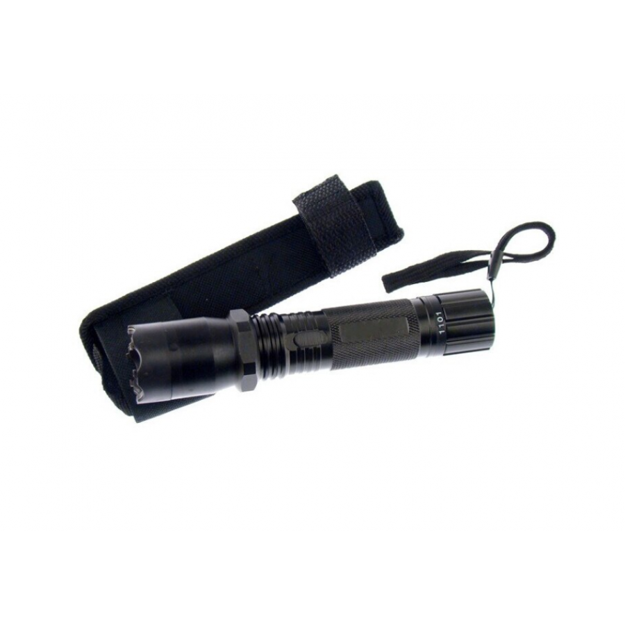 Lanterna KlaussTech Cu Electrosoc Flashlight Cu Led 1200kv Din Aluminiu