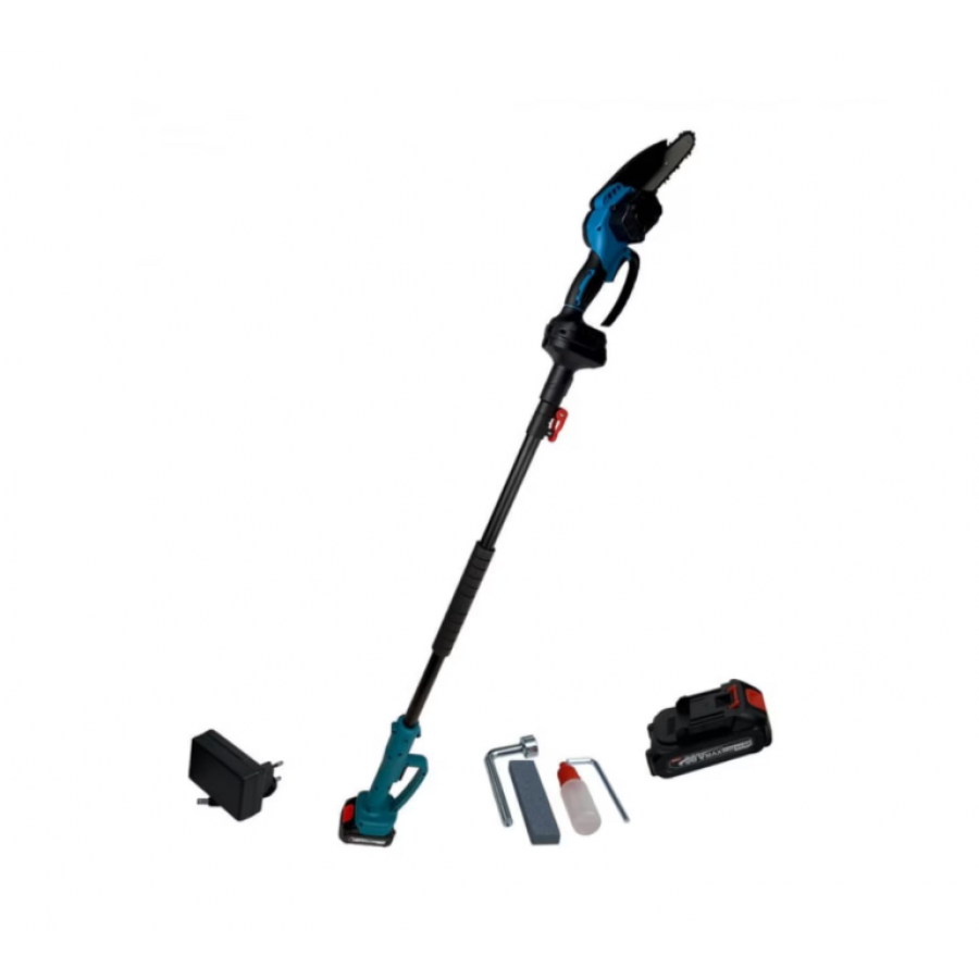 Set  Foarfeca Electrica 36V si Mini Drujba 36V si Brat Telescopic cu 2 Acumulatori