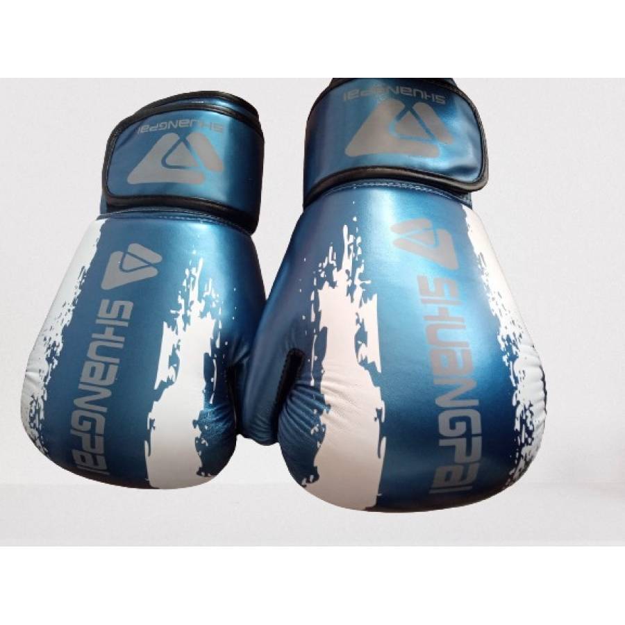 Manusi de box KlaussTech pentru antrenament 10 Oz, albastru