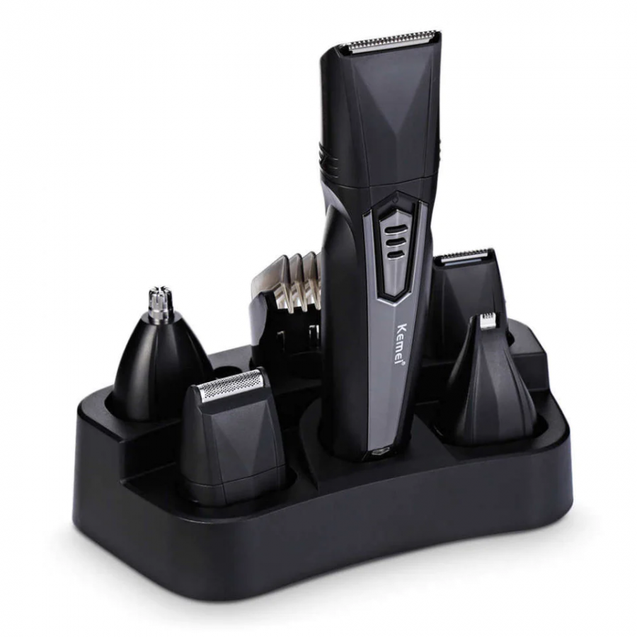 Aparat de Tuns, Fara Fir, 8 in 1, Putere 3W, Accesorii Incluse, Negru