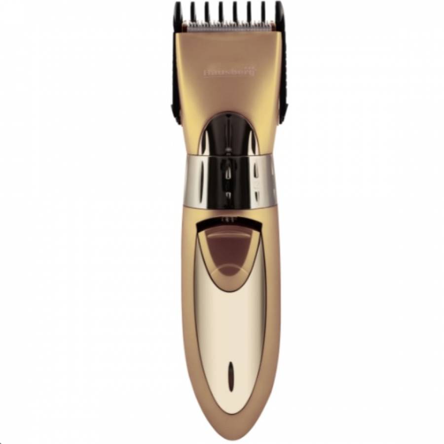 Masina de tuns reincarcabila, lame precise din otel inoxidabil, auriu