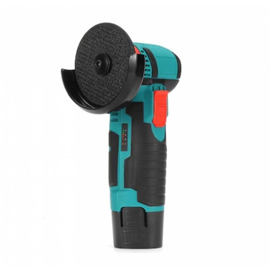 Mini polizor  unghiular portabil KlaussTech, 19500 rpm, 12V, albastru