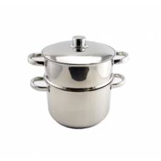 Oala cuscus din otel inoxidabil,  capacitate 8l, 22 cm Oala cuscus din otel inoxidabil,  capacitate 8l, 22 cm