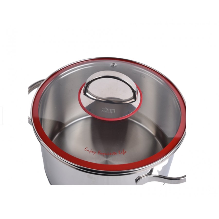 Oala inox cu capac 26 cm