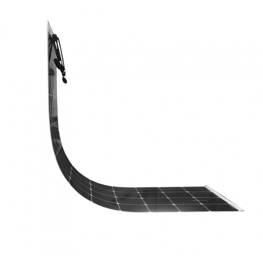 Panou Solar, Putere 150W, Flexibil, Portabil, Cablu si Conector Inclus, Negru