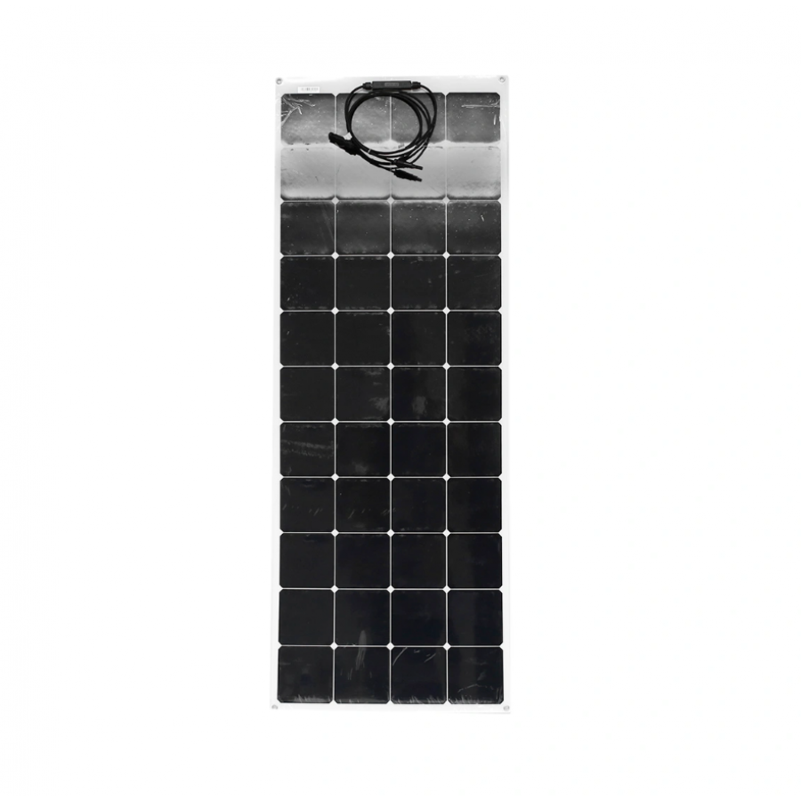Panou Solar, Putere 150W, Flexibil, Portabil, Cablu si Conector Inclus, Negru