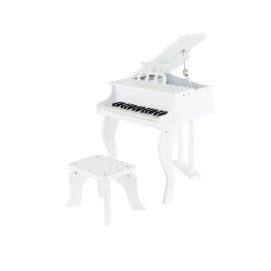 Pian KlaussTech pentru Copii, 30 de Clape, Pentru Incepatori, Alb