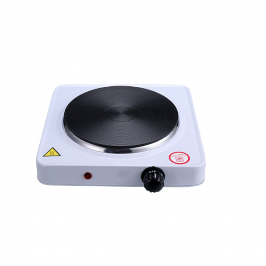 Plita Electrica Portabila KlaussTech, Putere 1000w, 1 Ochi Pentru Gatit, Alb