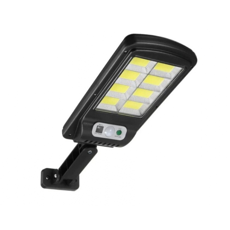 Proiector solar LED KlaussTech  cu senzor de mișcare, telecomandă, 3 moduri de iluminare, rezistent la intemperii