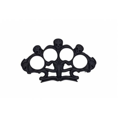 Pumnal tip box Klausstech, rozeta autoaparare, 3 cap mort, negru