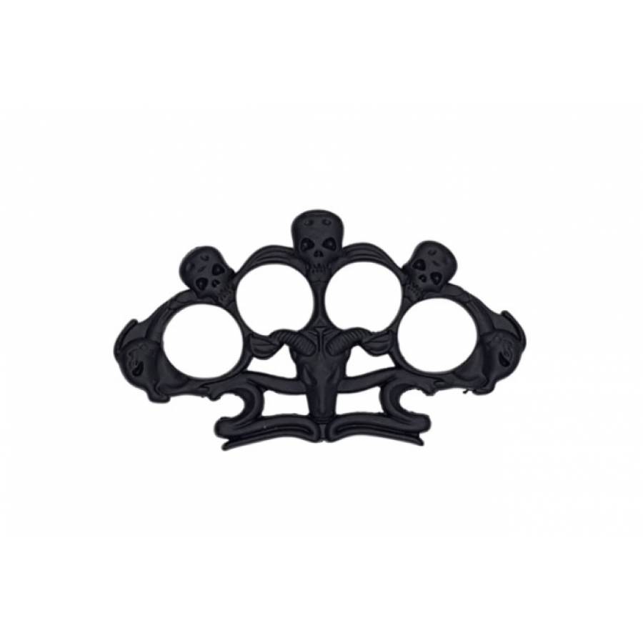 Pumnal tip box Klausstech, rozeta autoaparare, 3 cap mort, negru