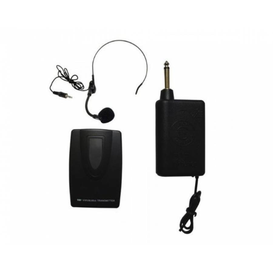 Microfon Wireless Cu Lavaliera, Receptor, Usor De Folosit, Multifunctional, Design Modern, Ergonomic, Accesorii Inlcuse, Negru