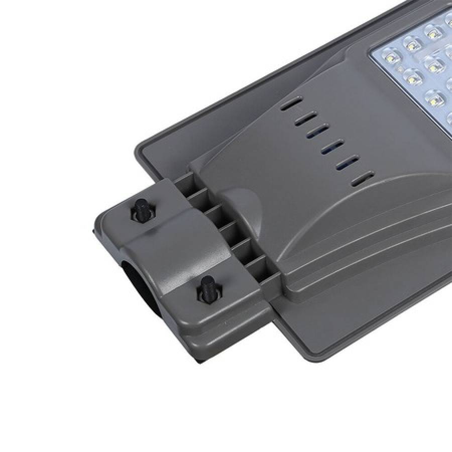 Lampa Solara Stradala LED Klausstech, Senzor De Miscare, Baterie Reincarcabila 30W, Negru