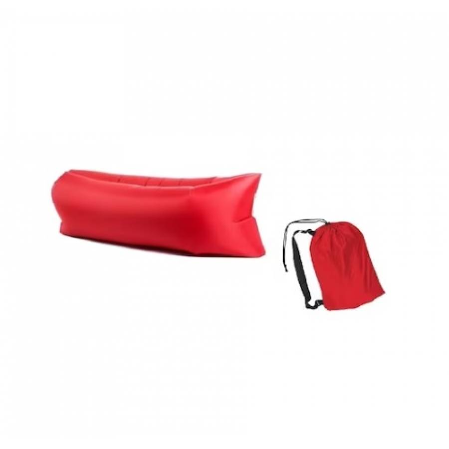 Saltea Gonflabila, KlaussTech, Umflare Rapida, Multifunctionala, Usor de Depozitat, Rosu