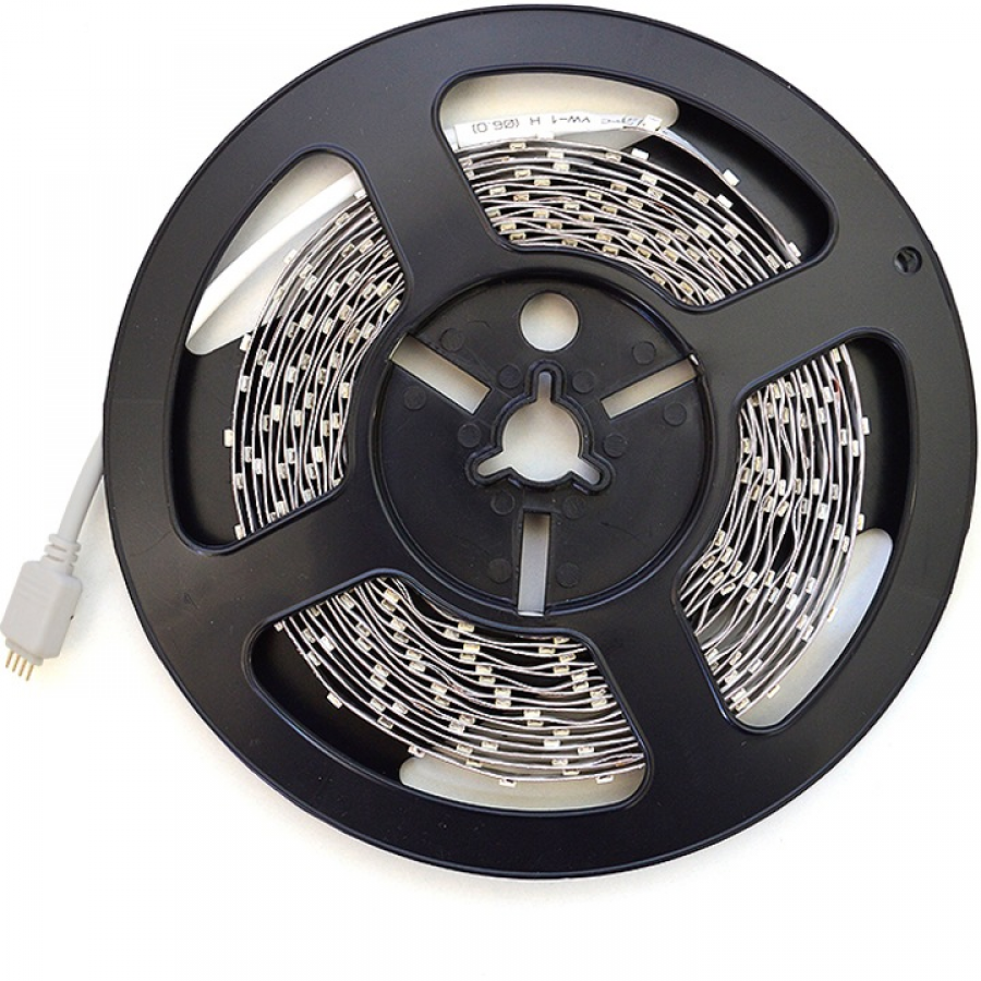 Set Banda Led Klausstech Rgb, Flexibila, Pentru Interior, 60 Led/m, 12v, Lungime 5 M, Telecomanda Si Transformator Incluse