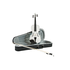 Set Vioara KlaussTech, Marime 3/4, 4 Corzi, Material Lemn, Alb