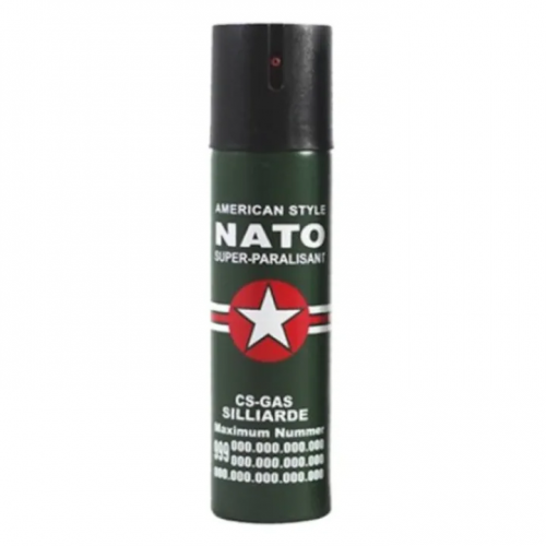 Spray Paralizant Iritant Lacrimogen Autoaparare Cu Piper Nato 60 Ml Negru
