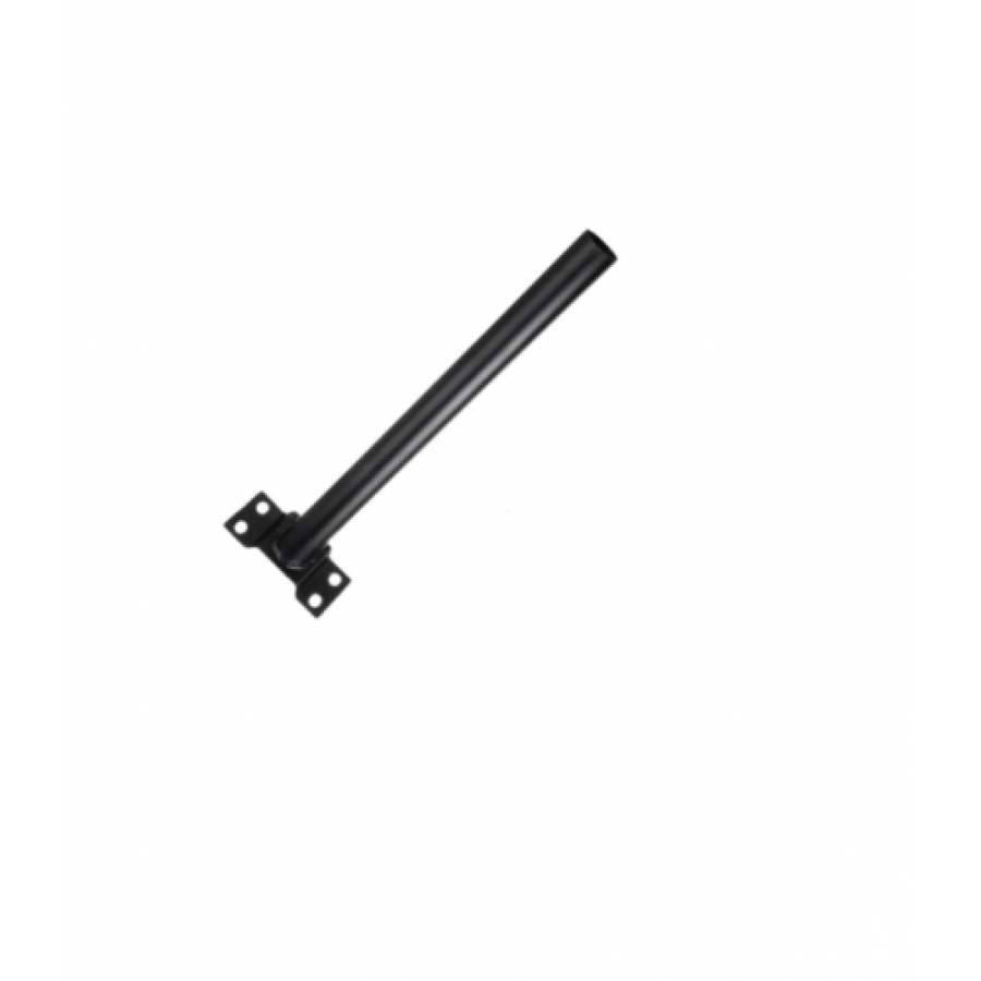 Suport Metalic KlaussTech, Destinat Lampilor Solare, Fixare prin 4 Suruburi, Suruburi Incluse, Metal, Lungime 48 cm, Negru