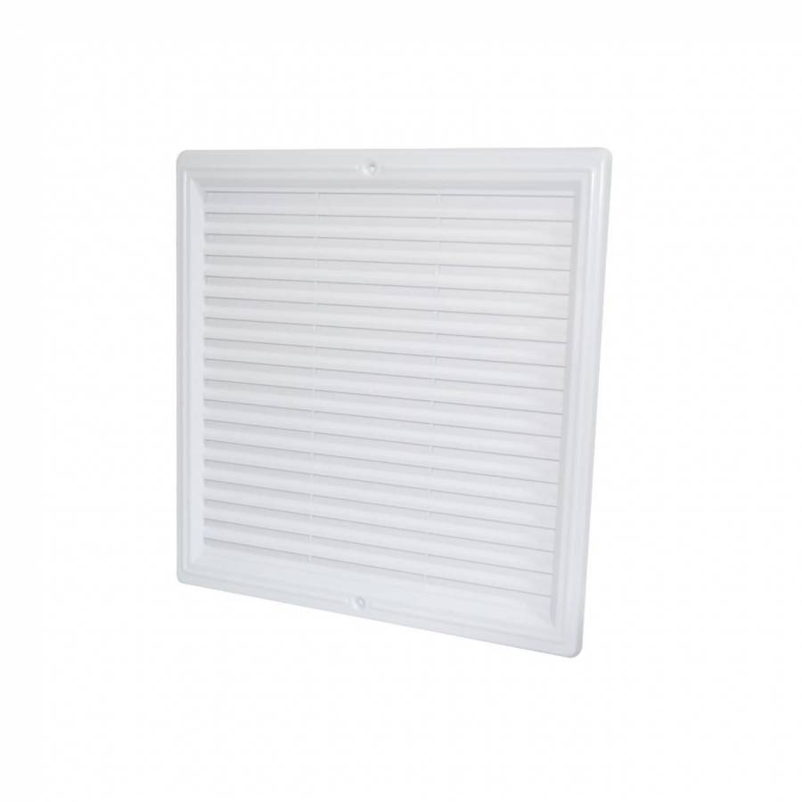 Rama aerisire cu plasa, pentru ventilatia incaperilor, 30x30 cm, alb