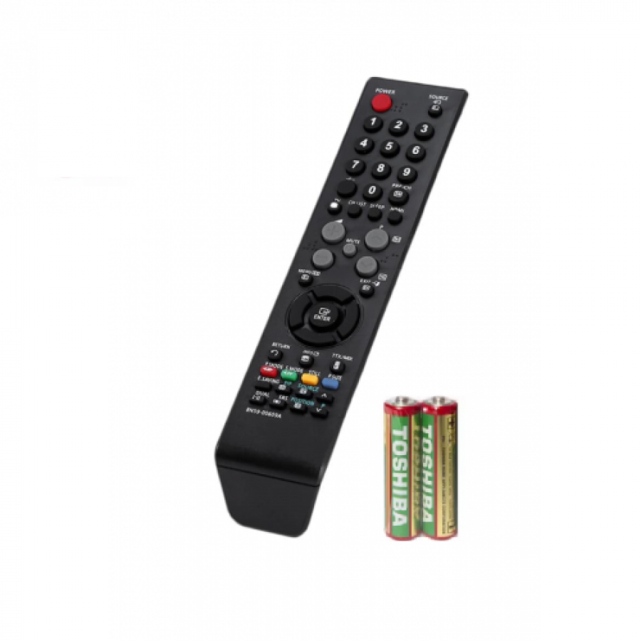 Telecomanda Universala TV Samsung LCD, Functionare 2 x AAA, Material ABS, Negru
