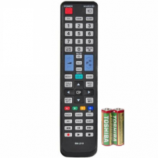 Telecomanda universala pentru LCD Samsung, Distanta Operare 9 m, Infrarosu, Design ergonomic si subtire, Negru