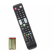 Telecomanda universala pentru TV LED/LCD Samsung, Tip baterie 2 x aaa, Raza de operare 8 m, Subtire, Negru