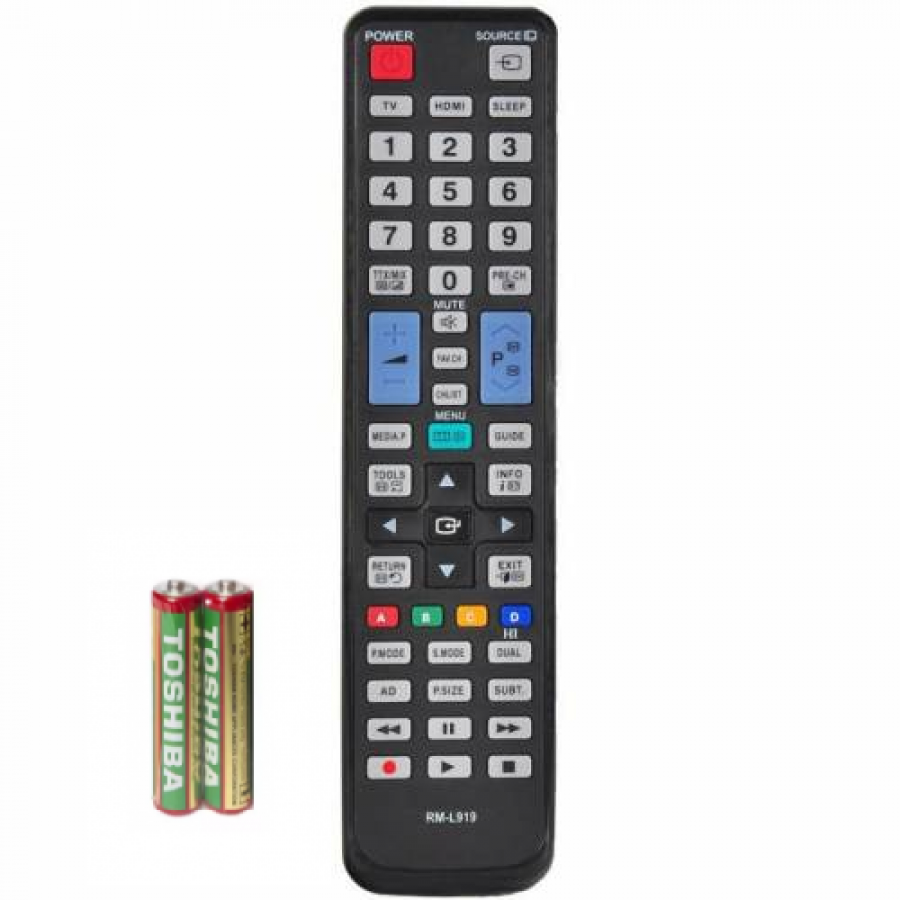 Telecomanda Universala pentru TV LCD Samsung, Material ABS, Tehnologie Infrarosu, Compacta, Negru