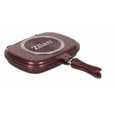 Tigaie Dubla Zilan Zln-9522, Diametru 30 Cm, Garnitura Silicon, Visiniu Tigaie Dubla Zilan Zln-9522, Diametru 30 Cm, Garnitura Silicon, Visiniu