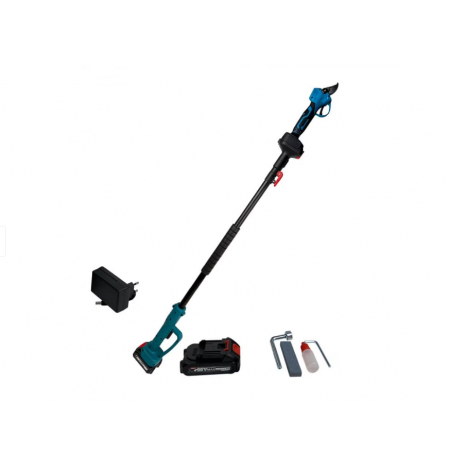 Set  Foarfeca Electrica 36V si Mini Drujba 36V si Brat Telescopic cu 2 Acumulatori