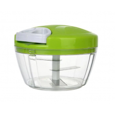 Tocator pentru Legume KlaussTech, Manual, Compact, Plastic, Alb/Verde