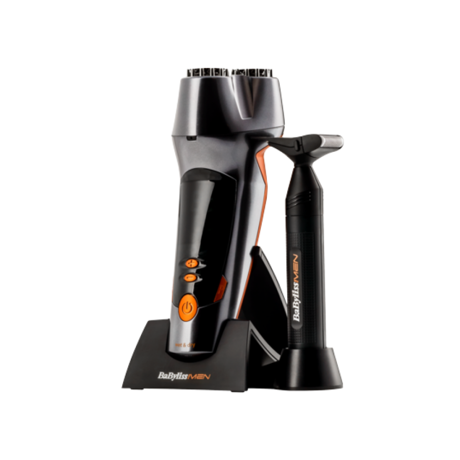 Trimmer, Radere si Contur, Destinat pentru Barba, Waterproof, Accesorii Incluse, Negru