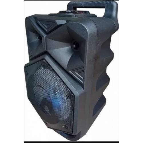 Boxa Activa Portabila Tip Troller, Ailiang, 60w Rms, Speaker 8 Inch, Bluetooth, Karaoke, Microfon Wireless, Telecomanda, Joc De Lumini