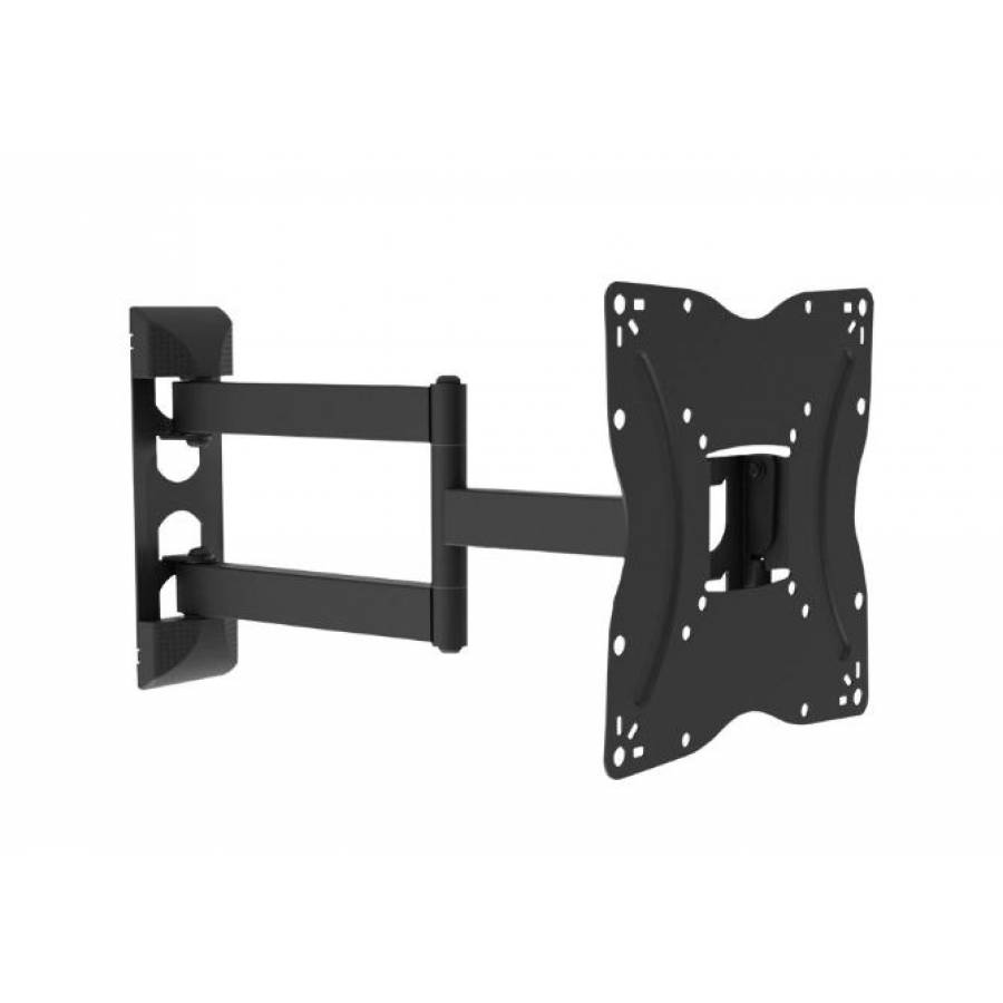 Suport TV Klausstech, LCD / LED, brate reglabile, 13-42 inch, pivotare orizontal / vertical, Negru