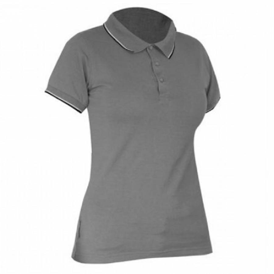Tricou Polo Dama Gri 100% Bumbac EN ISO
