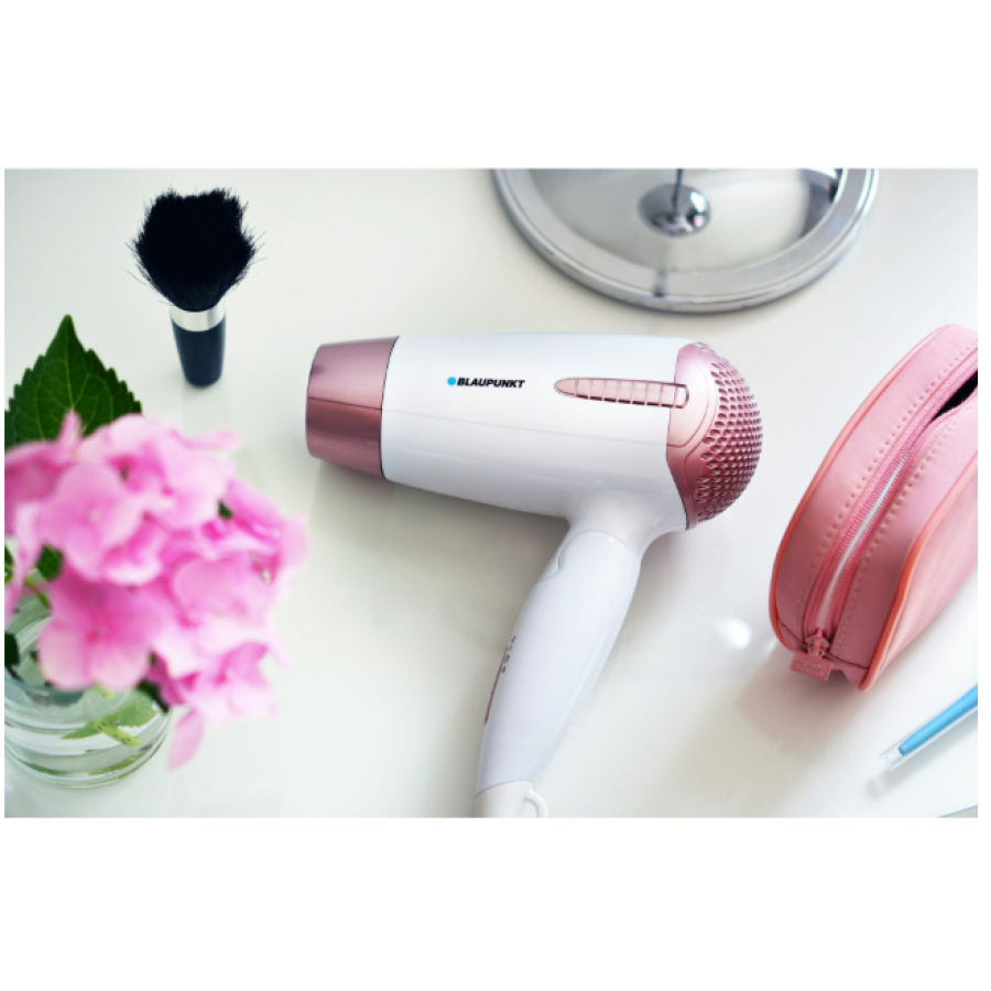 Uscator de par, Blaupunkt, Control al temperaturii pe 3 nivele, Alb, 1200 W