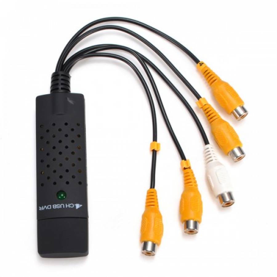 Adaptor Captură Audio Video DVR USB,  4 CANALE