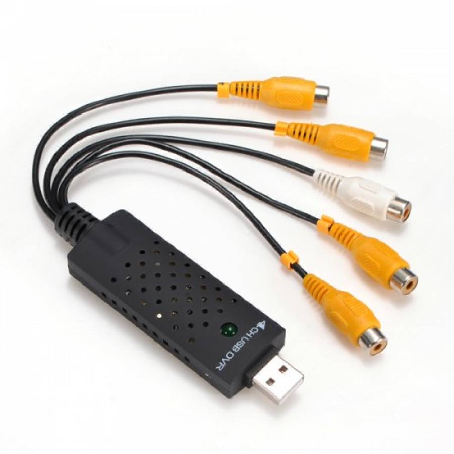Adaptor Captură Audio Video DVR USB,  4 CANALE