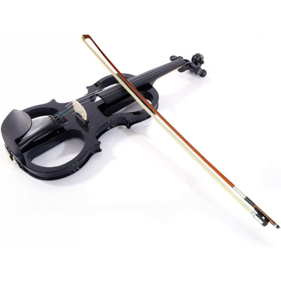 Vioara electrica silentioasa KlaussTech neagra 4/4